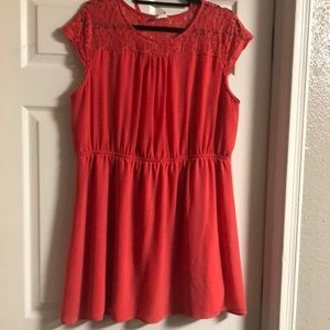 Spring/Summer Bright Orange One clothing dress